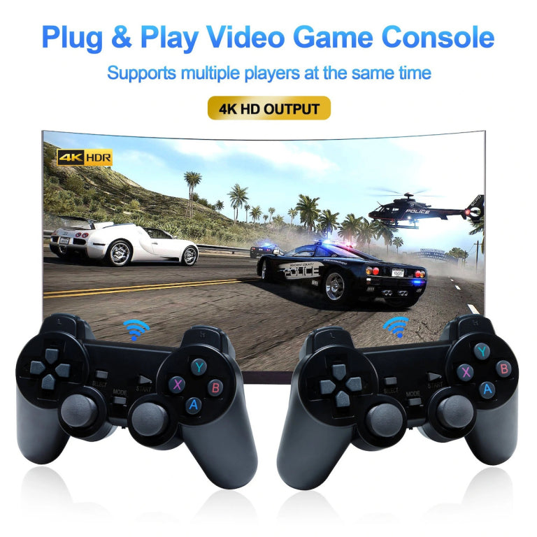 2X Game Stick 4K Με 40,000+ Παιχνιδια